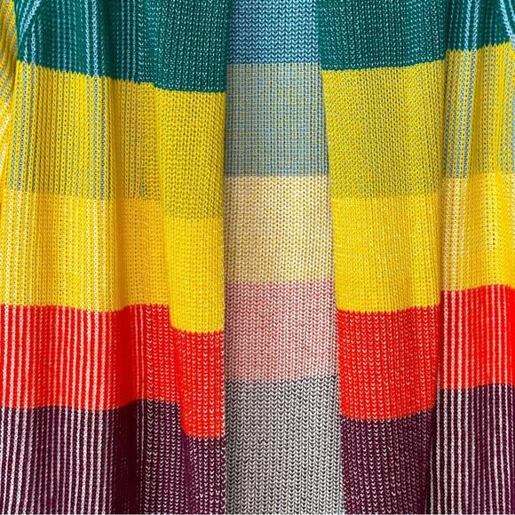 Multicolored Drifter Color Block Cardigan - Picture 3 of 5